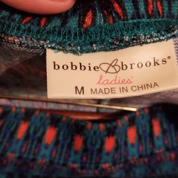 💚Bobbie Brooks Cotton Skirt/ Blue /Green💙 - Picture 3 of 3